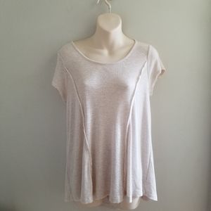 Light Oatmeal Soft Knit Top